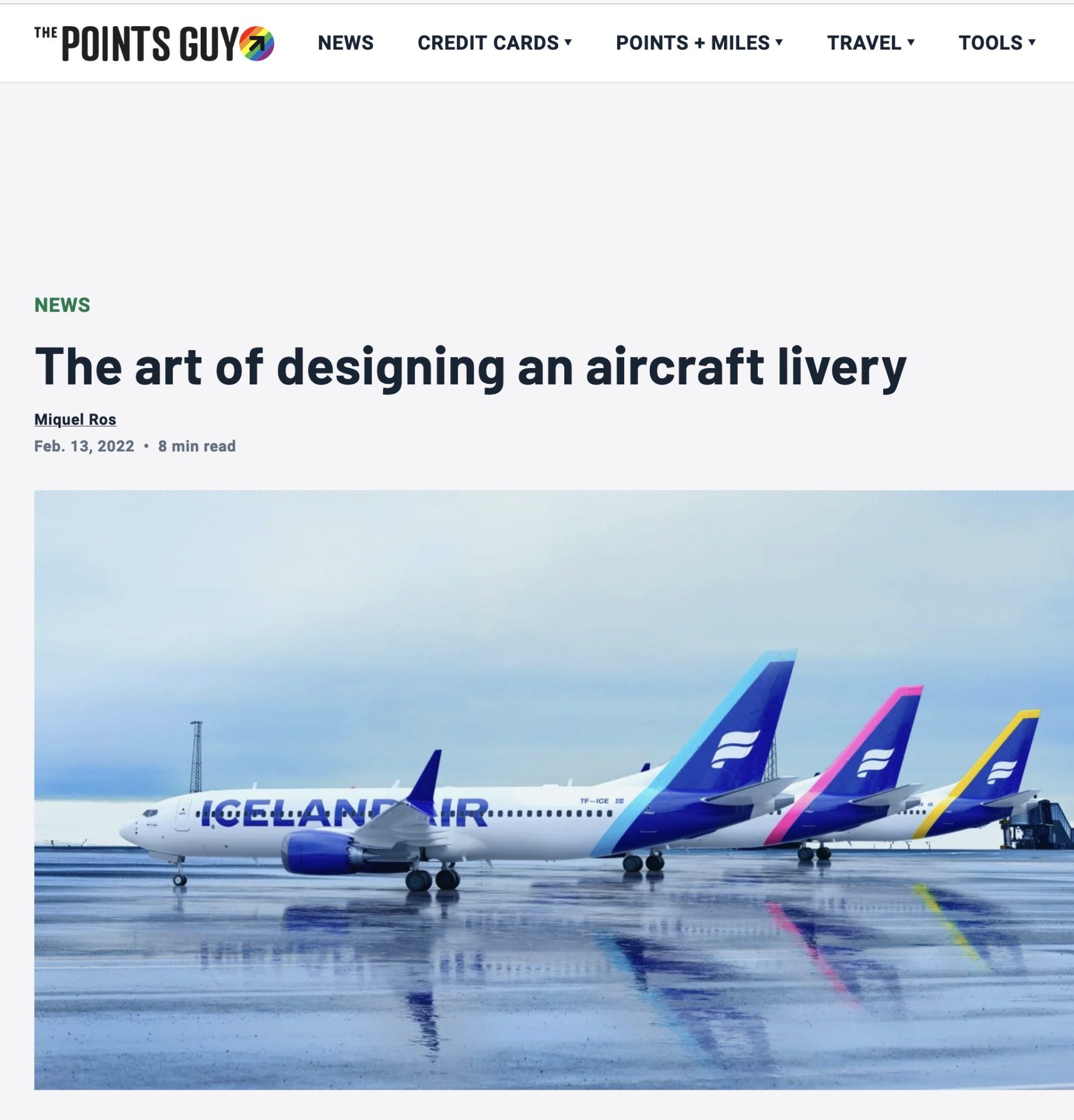 “The art of designing an aircraft livery”