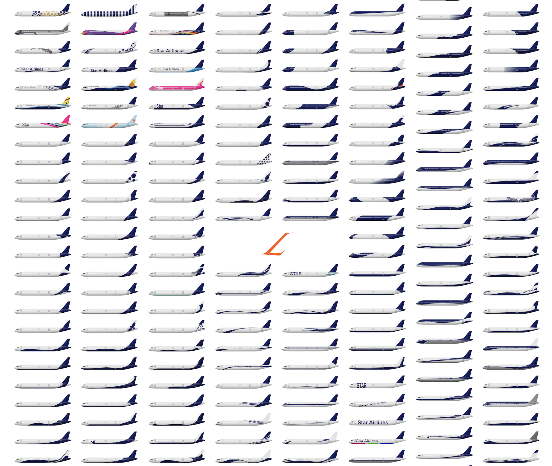 Airline Liveries Overview 2023