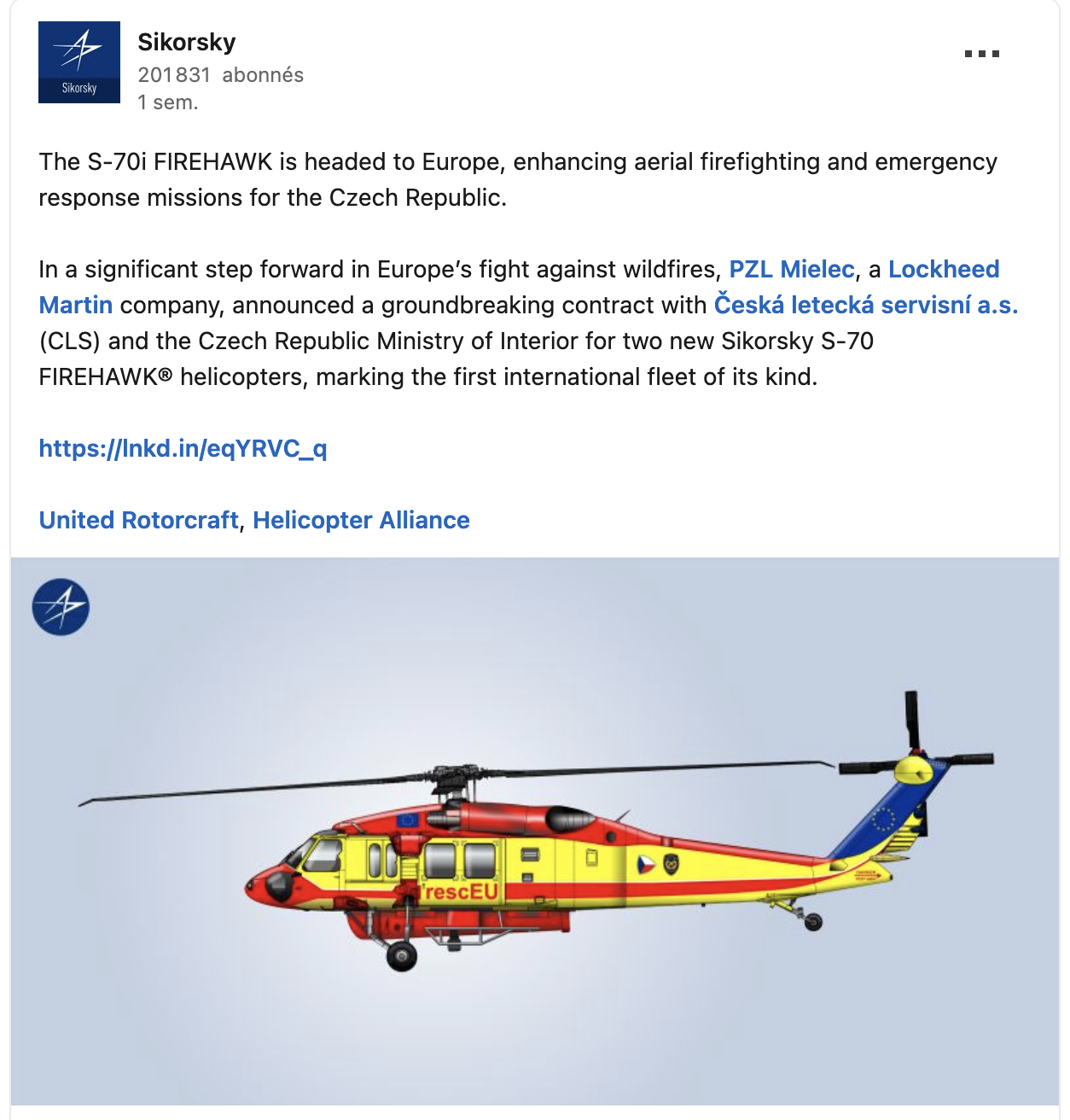 Sikorsky S-70 RescEU