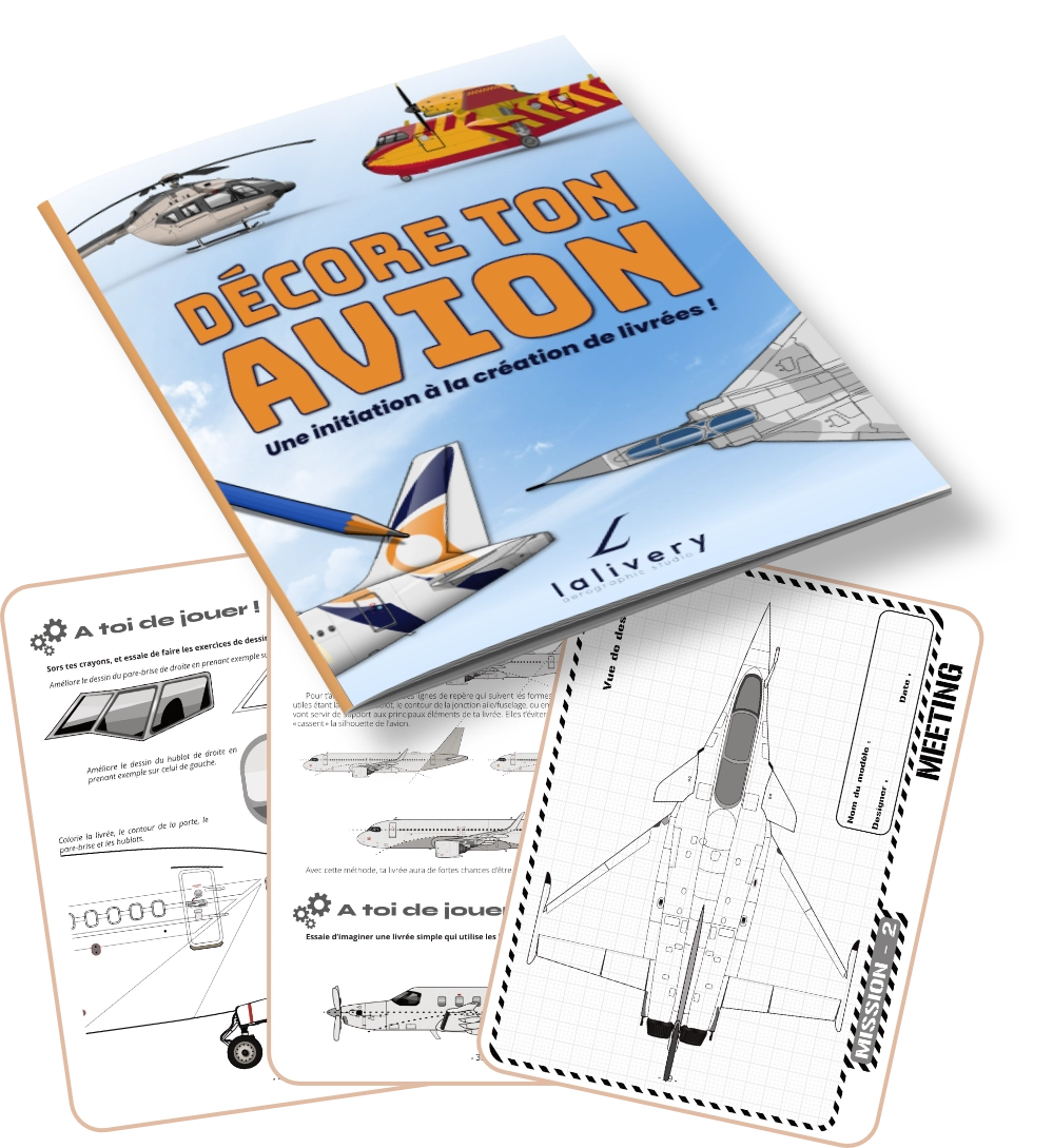 Decore ton avion Décore Ton Avion – Livre sur la création de livrées d’avions (Aviation & Design)